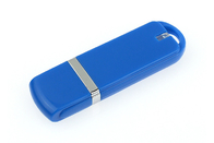 Colore blu della plastica 3,0 8G USB con il logo ed il pacchetto su misura