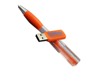 Il rifornimento della fabbrica ha personalizzato la penna USB della plastica 16G 2,0 con il logo di stampa per i dati di copiatura sul computer