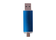 chiavetta USB porpora di 128g Otg con il logo di stampa a colori per il telefono di Moblie