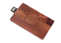 Chiavette USB di legno su ordinazione di funzione multipla, contenitore di carta di bastone di legno del Usb imballato