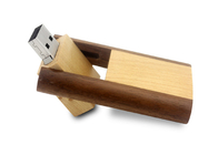 Chiavetta USB di bambù su misura di forma 128g con il logo a incisione laser