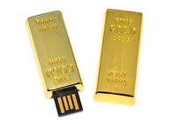 Barra di oro materiale del metallo del rifornimento 16G 3,0 della fabbrica di USB USB con la marca su misura di vita di manifestazione di logo