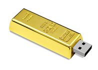 Barra di oro materiale del metallo del rifornimento 16G 3,0 della fabbrica di USB USB con la marca su misura di vita di manifestazione di logo