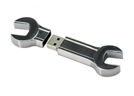Metal il Usb di capacità elevata di forma della chiave, uso d'argento di Covenient dell'azionamento della penna 64g 2,0