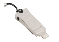 Chiavetta USB argentea di Otg del metallo per il Preload di dati del telefono dell'IOS accettato