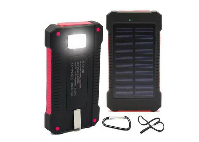 Caricatore portatile alimentato solare di Smartphone 138*77*18mm con protezione di sovraccarico